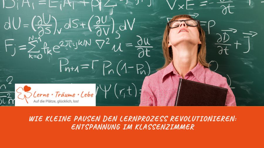 Gestresste Lehrkraft - Entspannung im Klassenzimmer