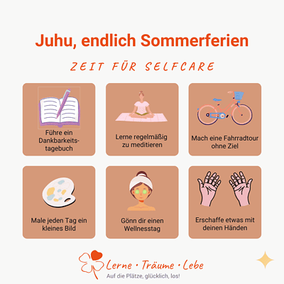 Lehrer nehmen sich Zeit für Selfcare in den Sommerferien